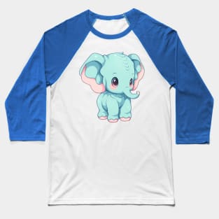 Simple drawn elephant Baseball T-Shirt